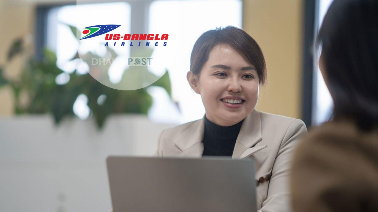 ইউএস-বাংলা এয়ারলাইন্সে জব সার্কুলার, শুক্র-শনিবার ছুটি